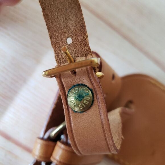 Authentic Louis Vuitton Vachetta Leather  Poignet Luggage Tag Holder Adjustable - Picture 10 of 10